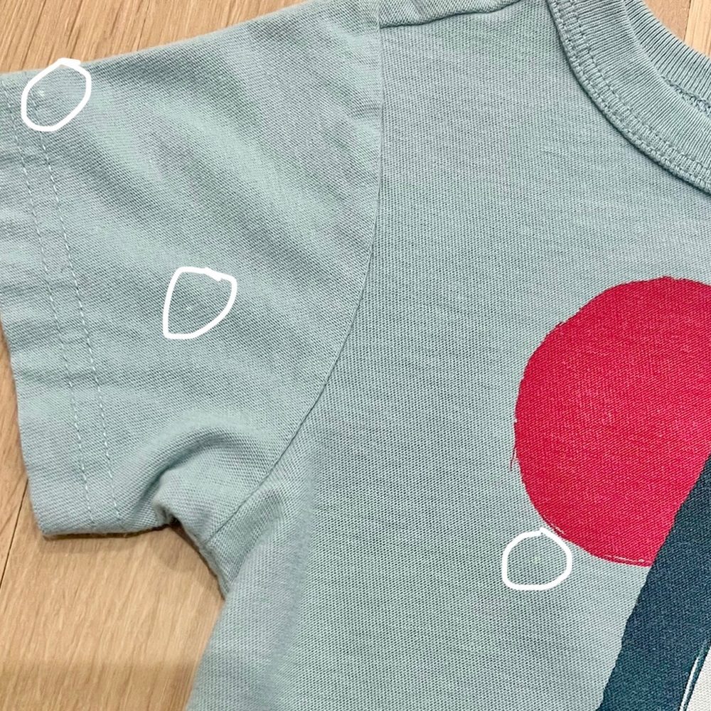 Tea Collection Baby Toddler Boys Mount Fuji Graphic Short Sleeve Tee Shirt - Picture 6 of 12